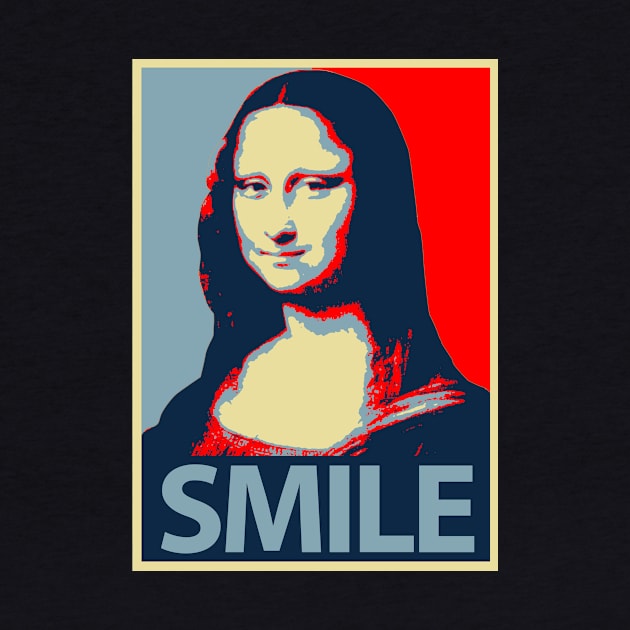 Mona Lisa Smile by cartogram